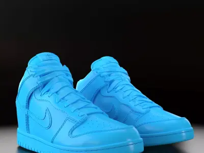 Nike Dunk High 3D print model