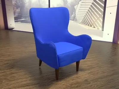 Modern Design Studio Chair 3D model