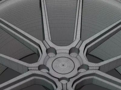 Wheel Type Mars Performance - Mars Wheels - MP-K2 3D model