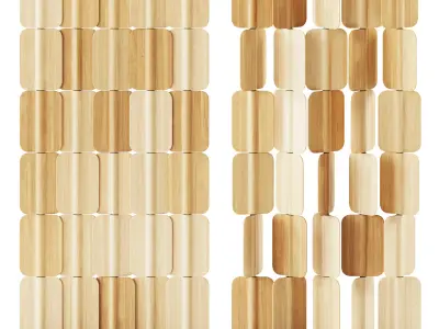 Patch PA 0118 Self Standing Acoustic Divider by True Design 3D model