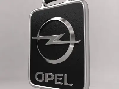 Opel car logo keychain 3d model  3D model