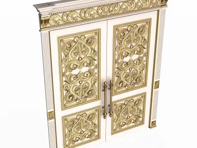 Doors Collection 0202 Low-poly 3D model