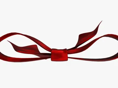 Wrapping bow 03 3D model