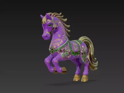 Christmas Creations - Horse 3D print model
