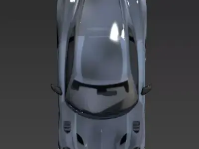 Sport Car 3D Model  OBJ Low-poly 3D model