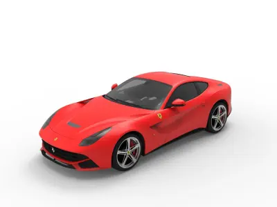 Ferrari Car 3D Model 3D model