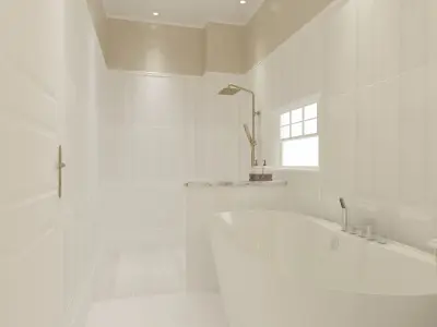 Gorgeous wind washroom 3D model