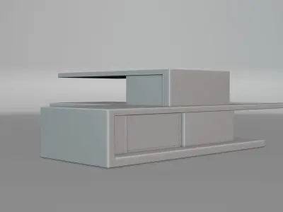 modern house Free low-poly 3D model buy