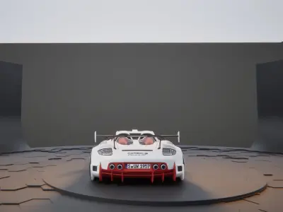 Porsche Gt3 RS 2024 Low-poly 3D model