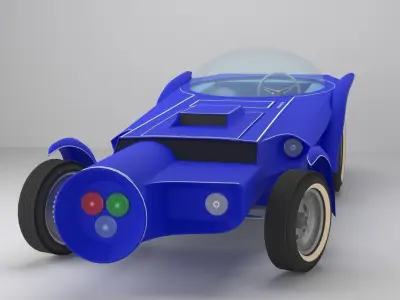 Orbitron Custom Hot Rod 3D model