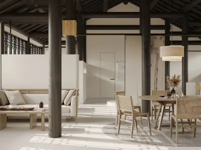 Modern Suit Store 3D Model and CAD Drawings 3D model