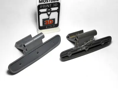 Hyundai Santa Fe Trunk Shelf Handle 3D print model