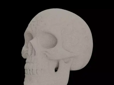 Skull figurine for 3d printing 3D model