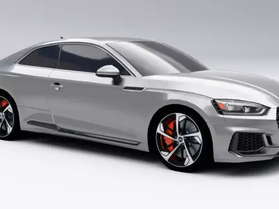 Audi RS5 Low-poly 3D model