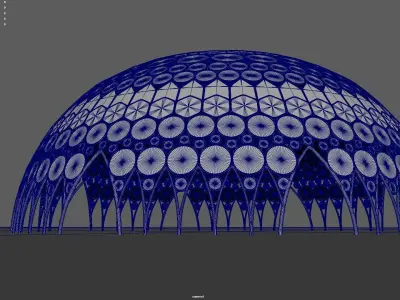 Expo 2020 Dubai AlWasl Dome only 3D model