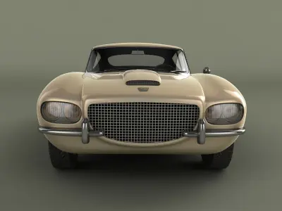 Jaguar E-type Raymond Loewy 3D model