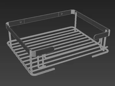 Hotel Square Rustproof Single 3D model