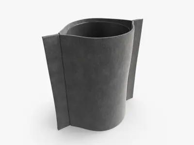 Bolia Flower Felt Low-poly 3D model