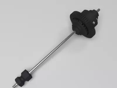direct drive differential 3D print model
