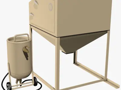 Blast Cabinet 3D model