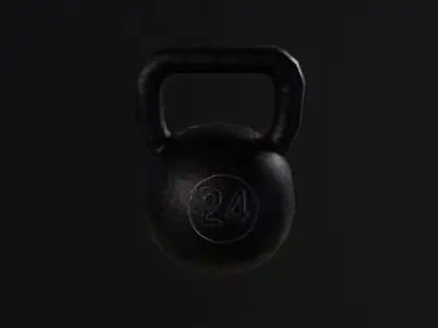 Kettlebell 3D Model Low-poly 3D model