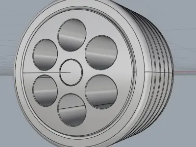 rc wheel2 3D print model