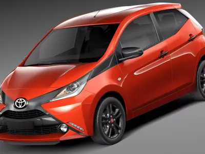 Toyota Aygo 2015 3D model