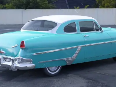 Hudson Hornet 2door 1954 3D model