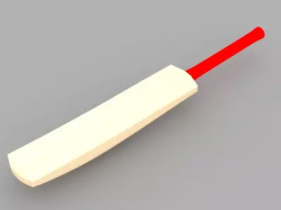 Cricket Bat 3D model