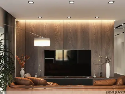 small-apartement modern kitchen design in ukraine Low-poly 3D model