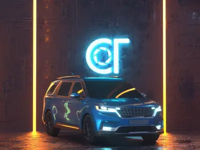 KIA carnival 2022 3d model 3D model