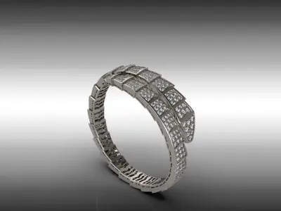 Bracelet Snake  3D print model