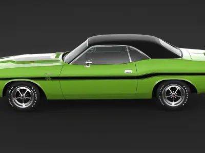 1970 Dodge Challenger RT 3D model