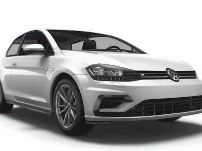 Volkswagen Golf R 3door Typ 5G 2017 3D model