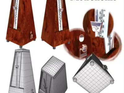 Metronome metronomes 3D model