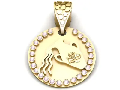 Pendant 3D print model 2