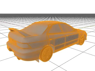 Honda Integra Type R 5-Door 1995 3D Model 3D model