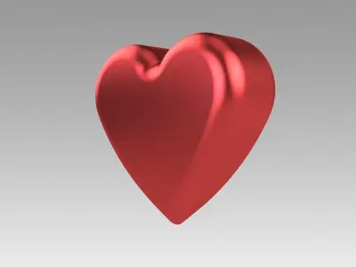 Heart love 3D model
