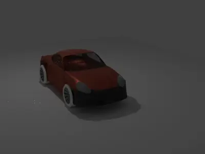 gaming car 3D model