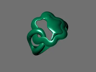 Plain Ring Women Ready STL 3DM Models Womens Rings 3D models 3D print model 2