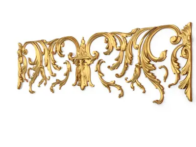 Classic decor ornament 125 3D model