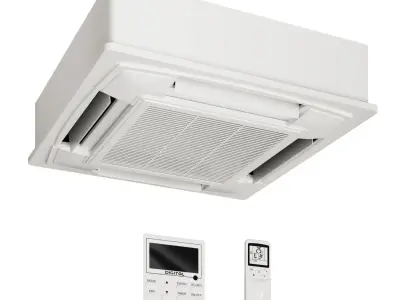 Cassette air conditioner 3D model