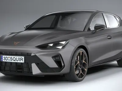 Cupra Leon 2025 3D model