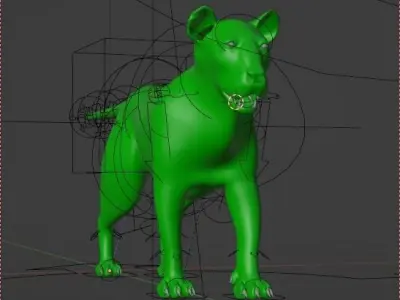 Lion King 3D model