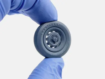 15x6 15x7 15x8 15x10 Mopar Rallye Wheels Goodyear Polyglas Tires 3D print model