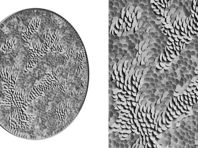 Circle Wall art panel by Fenella Elms 3D model