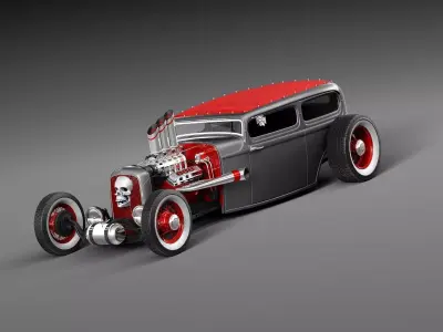 HotRod 1929 Devil 3D model