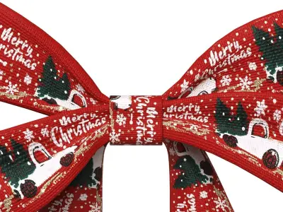 Christmas Bow Ribbon 88 Low-poly 3D model