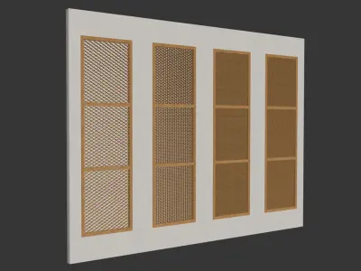 decorative wall 02 3D model