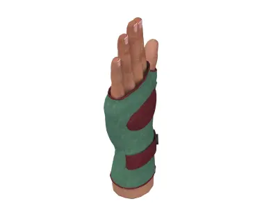 fingerless gloves 3D model